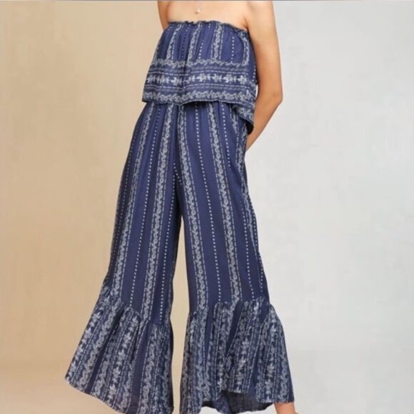 Japna Strapless Wide Leg Jumpsuit xs - Picture 9 of 10